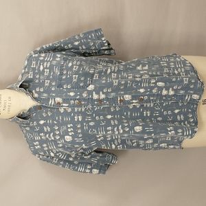 Vintage Woolrich USA Made Camping Shirt Unisex Outdoor Wear Faded Classic Cotton